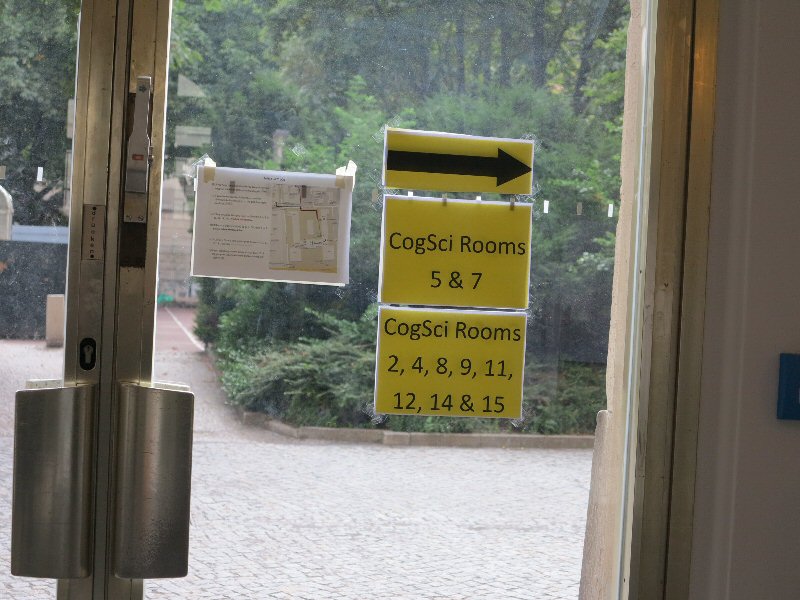 CogSci 2013, Humboldt Universität zu Berlin. CogSci 2013, Humboldt Universität zu Berlin.