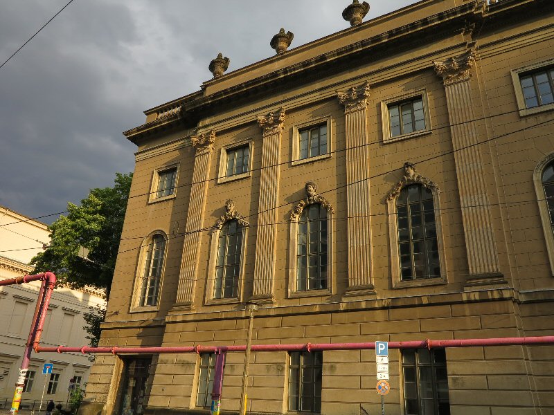 Back entrance. Main building, Humboldt Universität zu Berlin. Back entrance. Main building, Humboldt Universität zu Berlin.