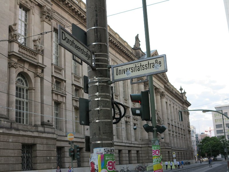 Back entrance. Main building, Humboldt Universität zu Berlin. Back entrance. Main building, Humboldt Universität zu Berlin.