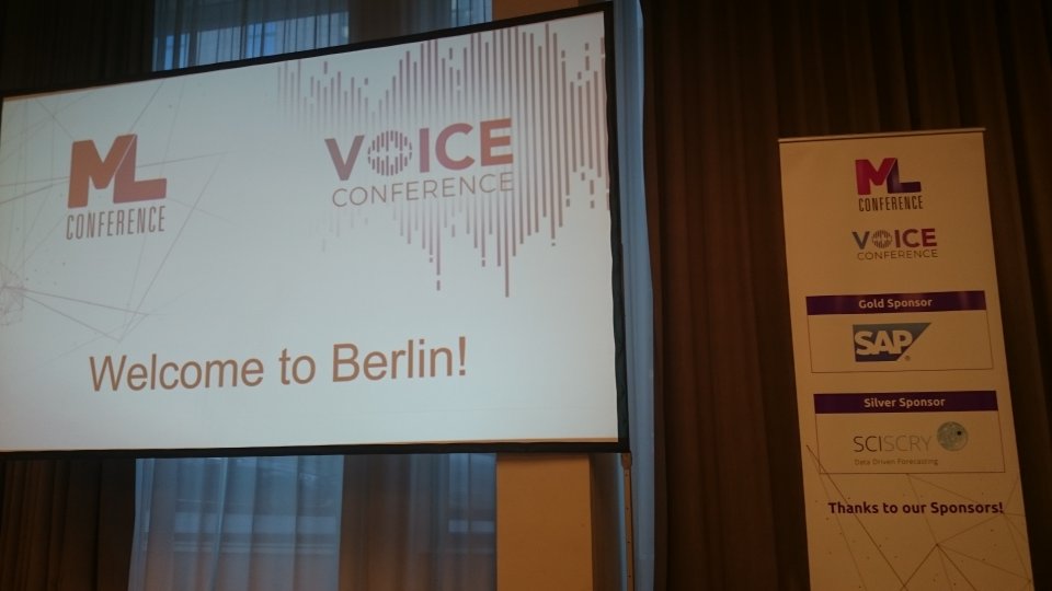 ML Conference 2018, Berlin.