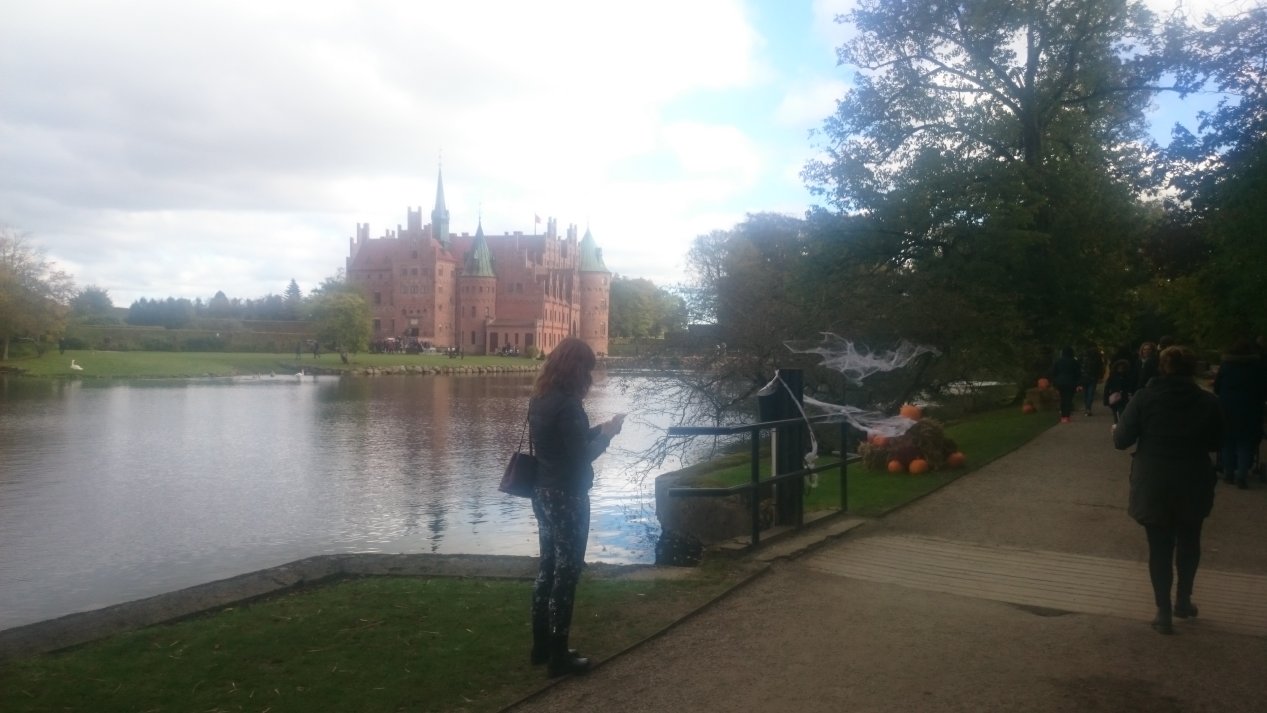 Egeskov. Fyn. Autumn, October 2020.