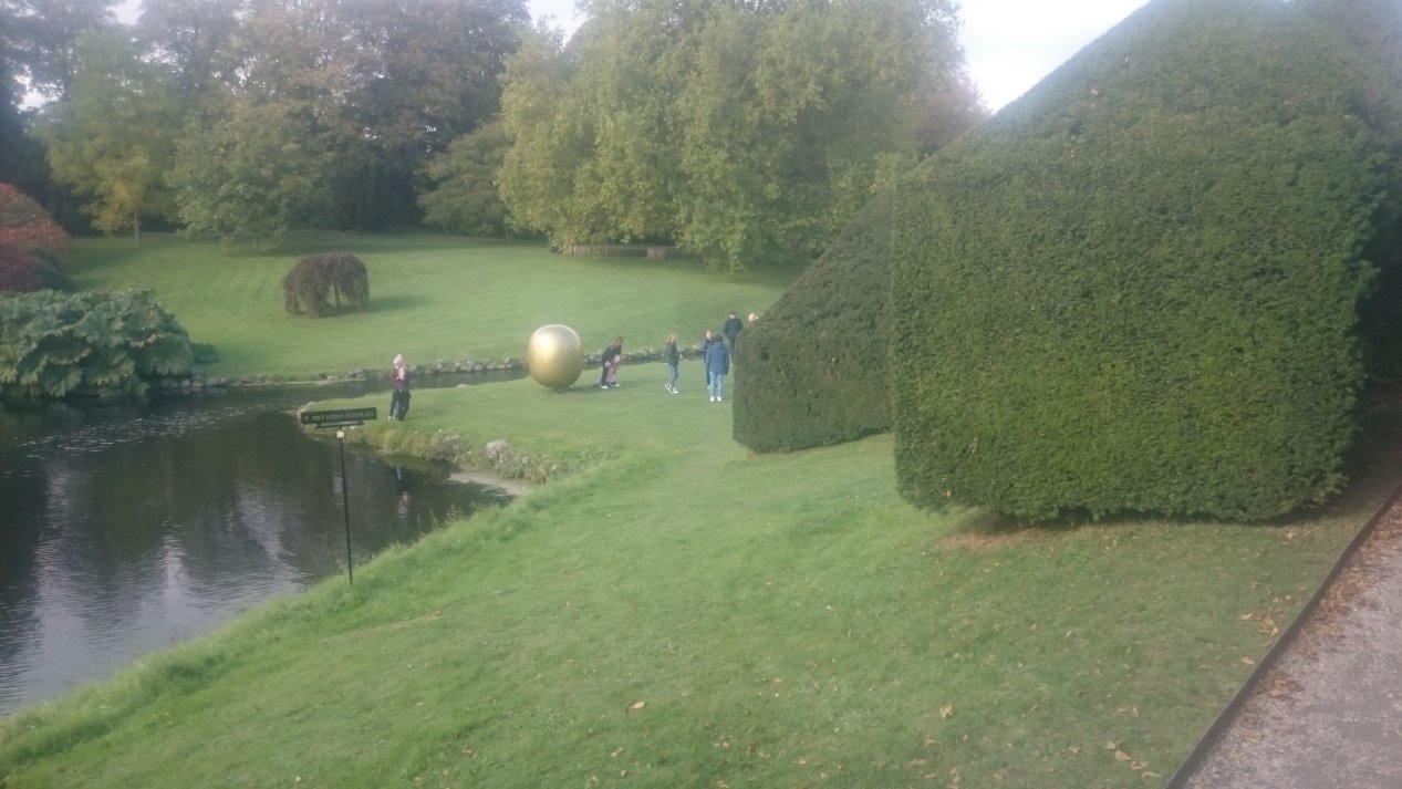Egeskov Slot. Fyn. Autumn, October 2020.