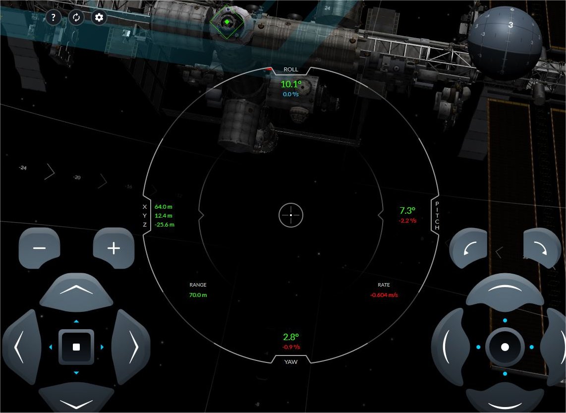 ISS Docking simulator. SpaceX. May 2020.
