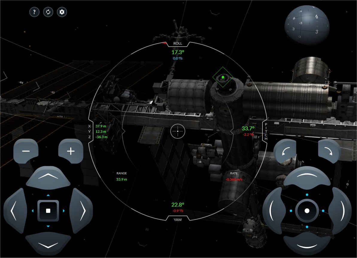 ISS Docking simulator. SpaceX. May 2020.