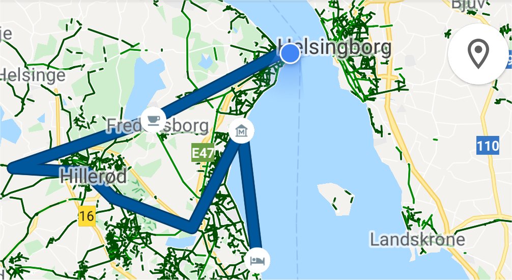Route. Summer, July 2020.