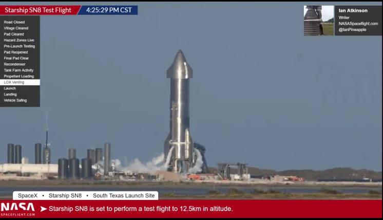 Boca Chica, Texas, launch site. Winter, December 2020. Boca Chica, Texas, launch site. Winter, December 2020.