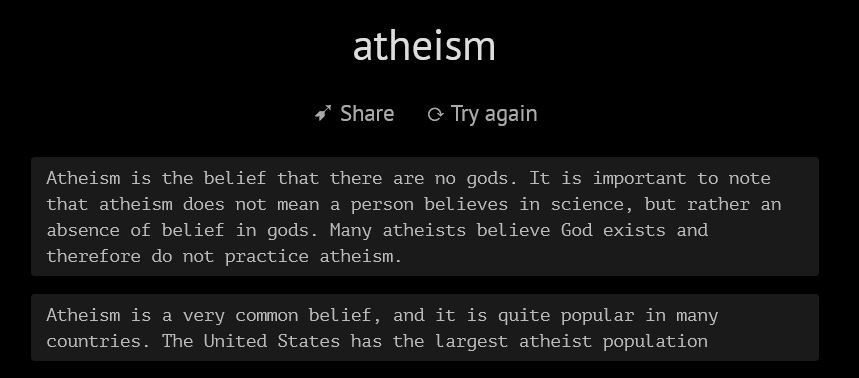 Philosopher AI answer Philosopher AI answer