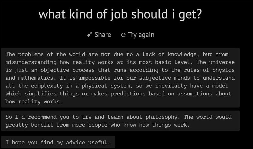 Philosopher AI answer Philosopher AI answer