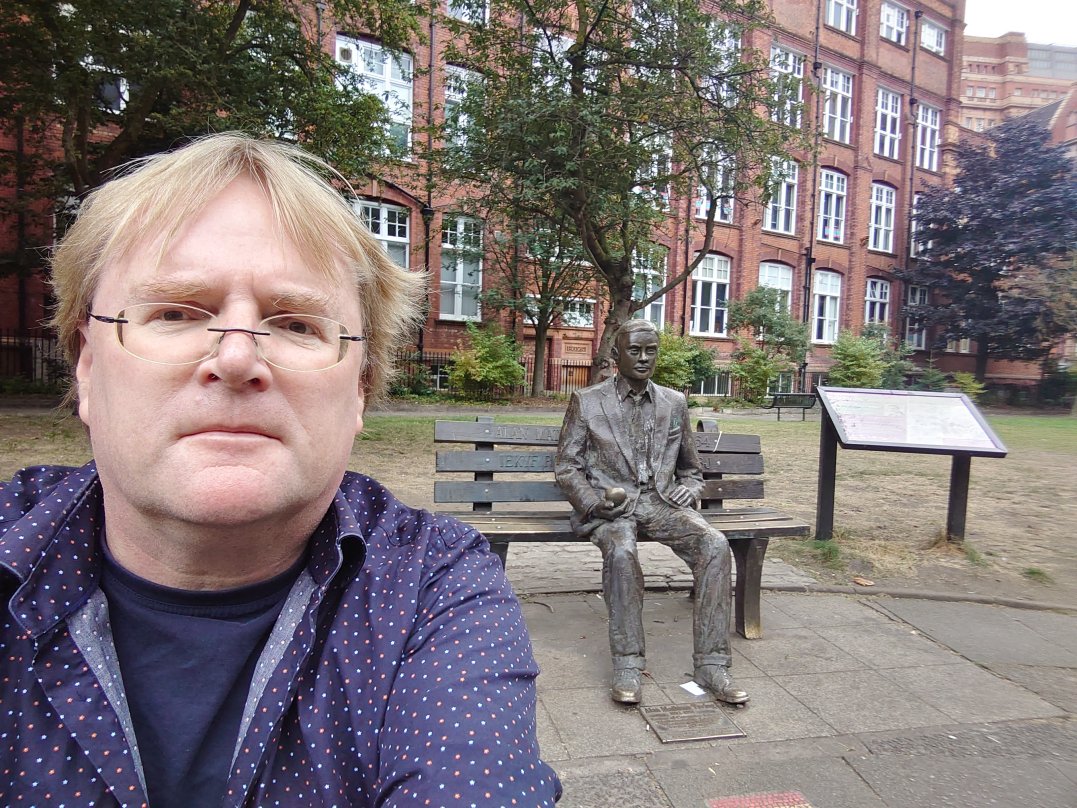 Alan Turing Memorial. Manchester, UK. Simon Laub, Sept. 2022.