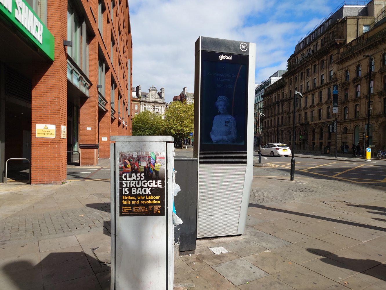 Manchester, Queen Elizabeth II. Manchester, Queen Elizabeth II.