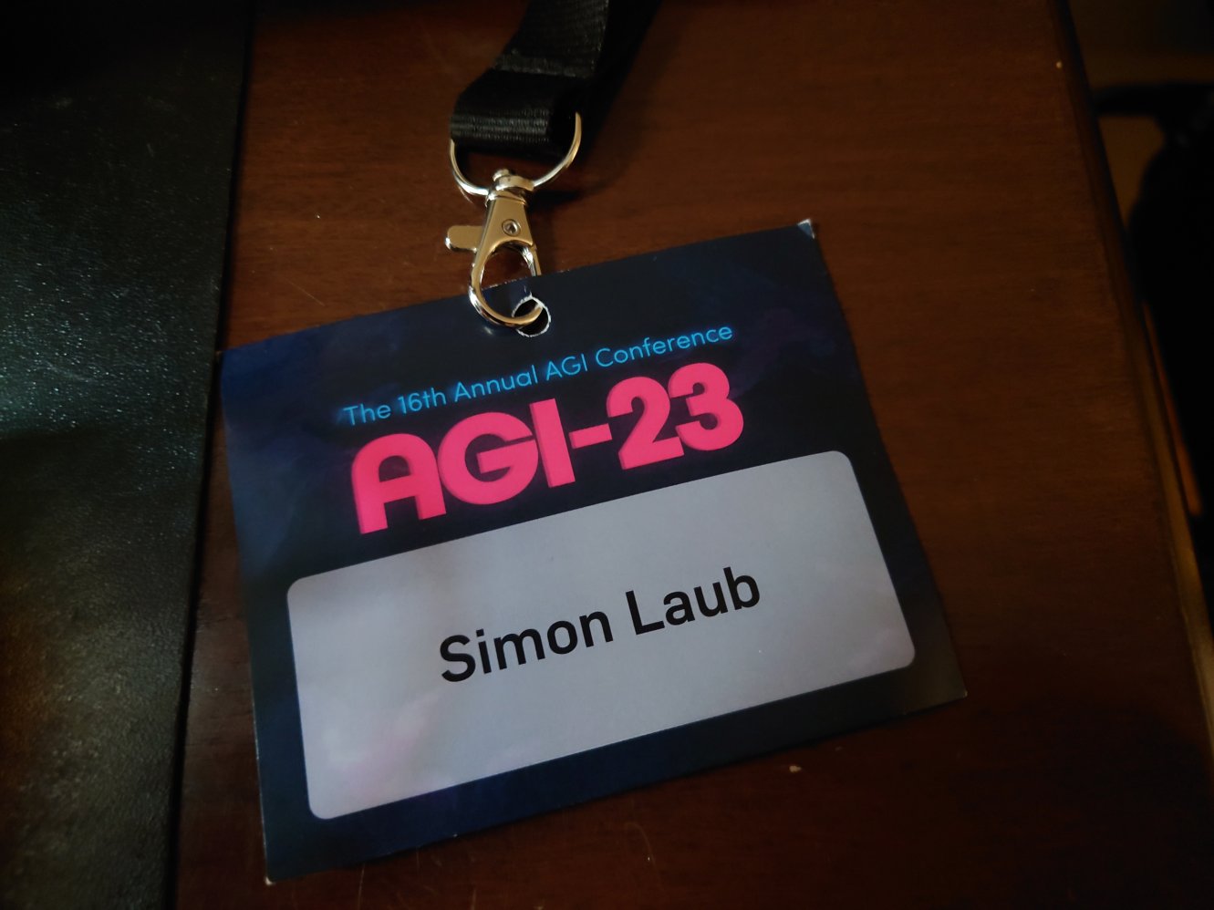 AGI 23, Badge. Stockholm. June 2023.