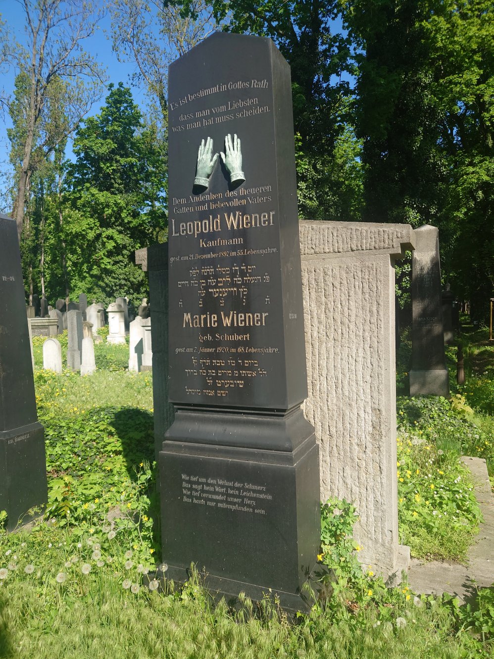 New Jewish Cemetery. Prague. April, 2025.