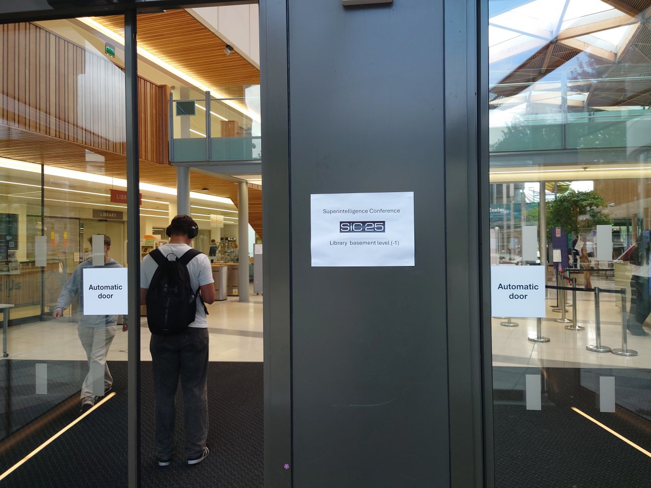 SuperIntelligence, Exeter. September 2025.