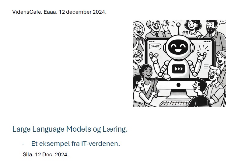 VidensCafe. Eaaa. December 2024. VidensCafe. Eaaa. December 2024.