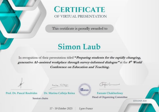 Certificate. EtConf 2025. 17 - 19 October 2025. Lyon, France and online. Certificate. EtConf 2025. 17 - 19 October 2025. Lyon, France and online.