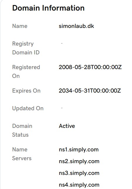 Website Info. February 2026.