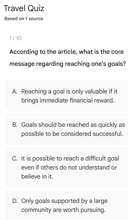 NotebookLM. Quiz. February 2026.
